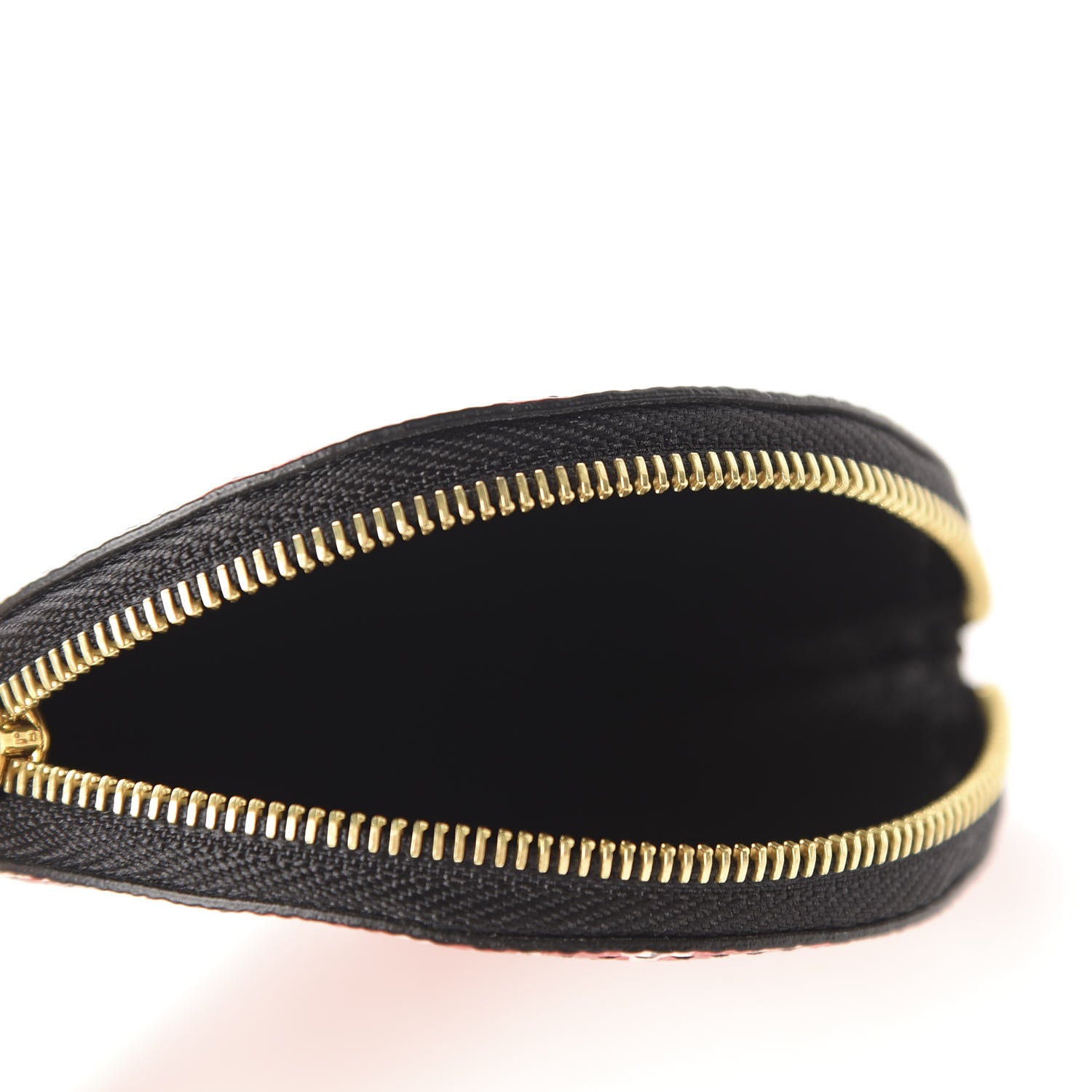 Louis Vuitton Monogram Giant Crafty Round Coin Purse Creme Rouge 5 of 8
