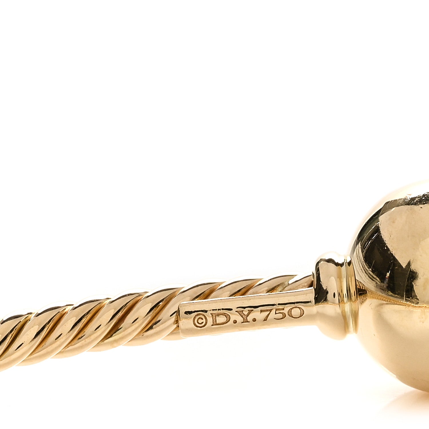 David Yurman 18K Yellow Gold 10mm Solari Bracelet 3 of 3