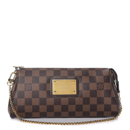 Louis Vuitton Damier Ebene Eva Clutch 1 of 14