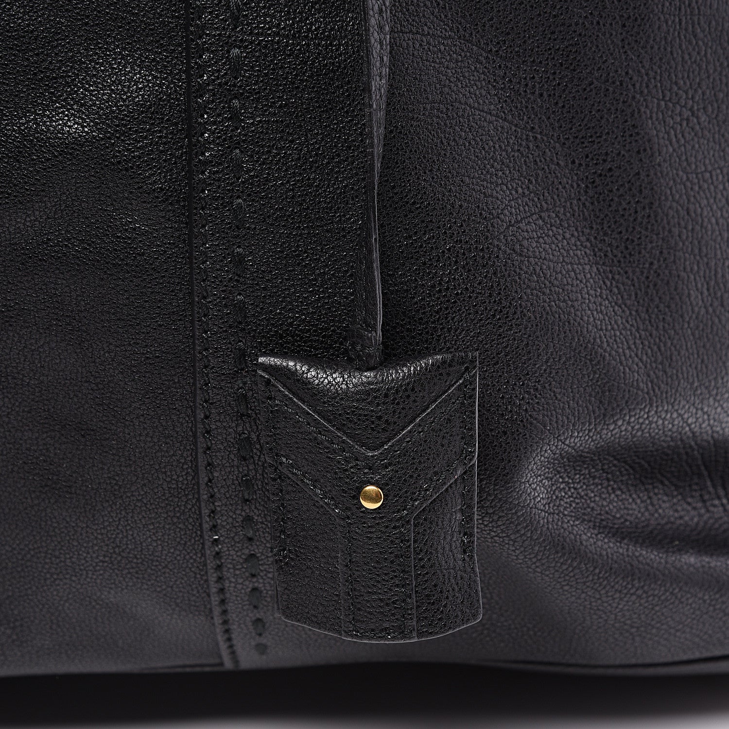 Saint Laurent Calfskin Oversized Muse Black 9 of 10