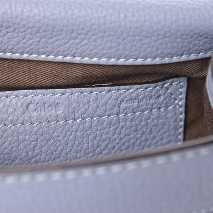 Chloe Calfskin Mini Marcie Round Crossbody Bag Washed Blue 6 of 10