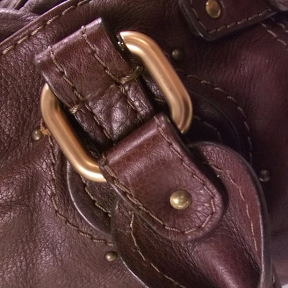 Chloe Leather Paddington Grenat 9 of 17