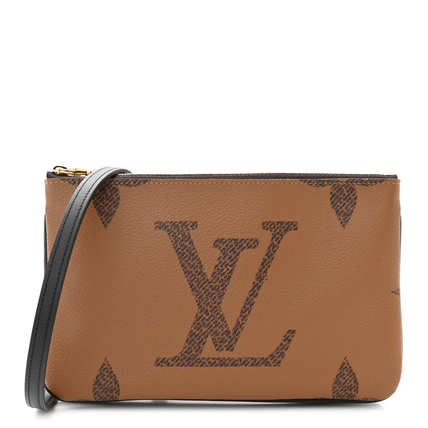 Reverse Monogram Giant Double Zip Pochette