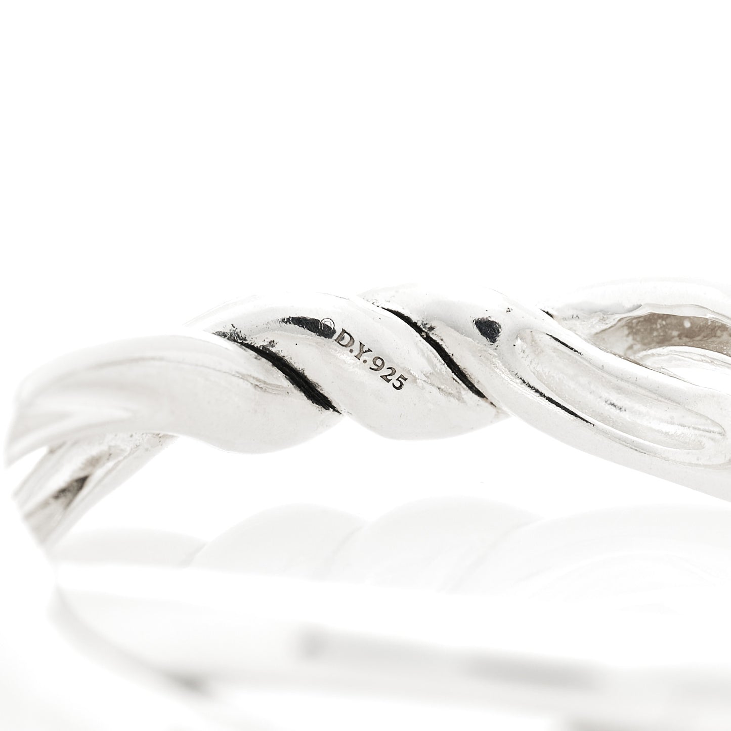 Sterling Silver 30mm Continuance Hoop Earrings