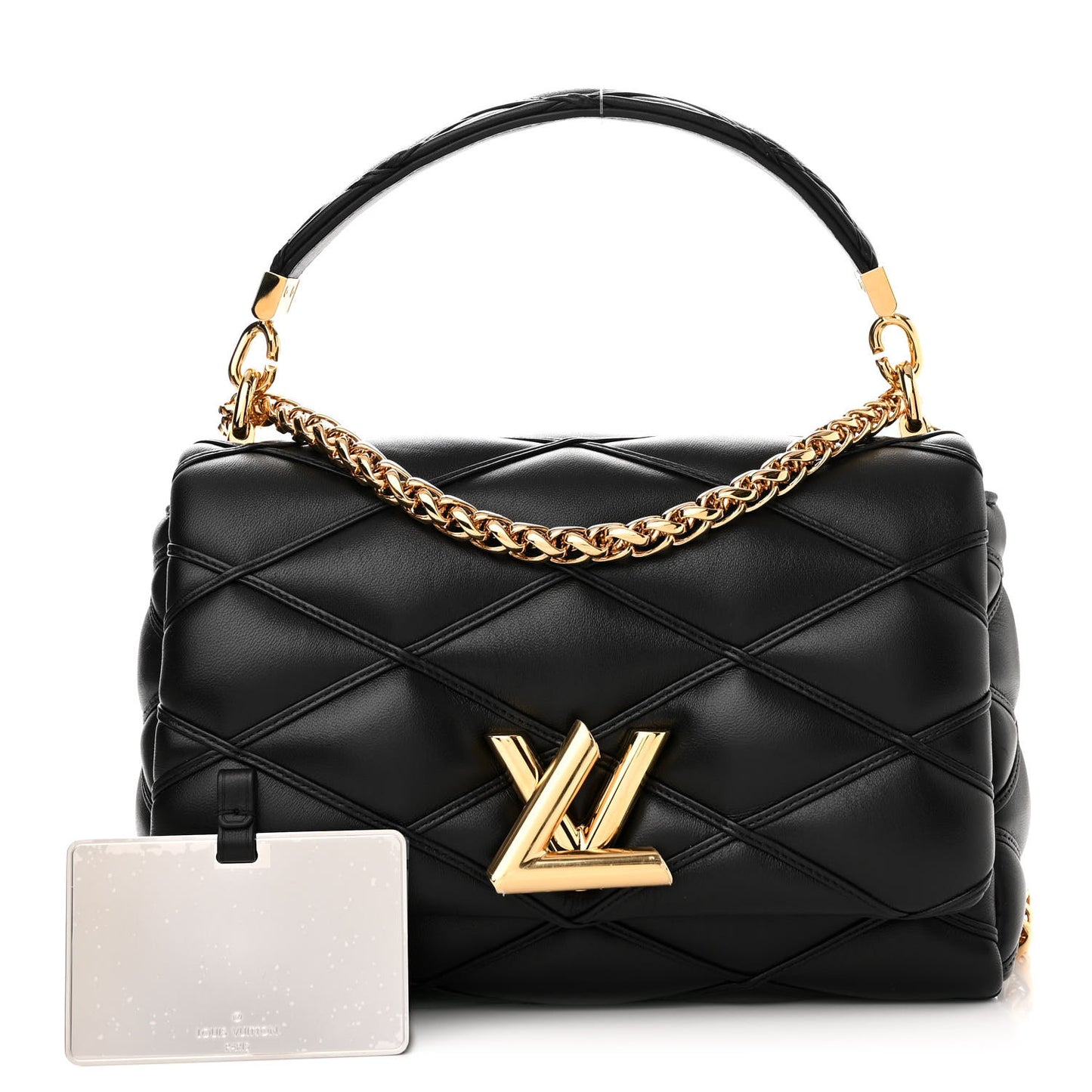 Lambskin Malletage Top Handle GO-14 MM Black