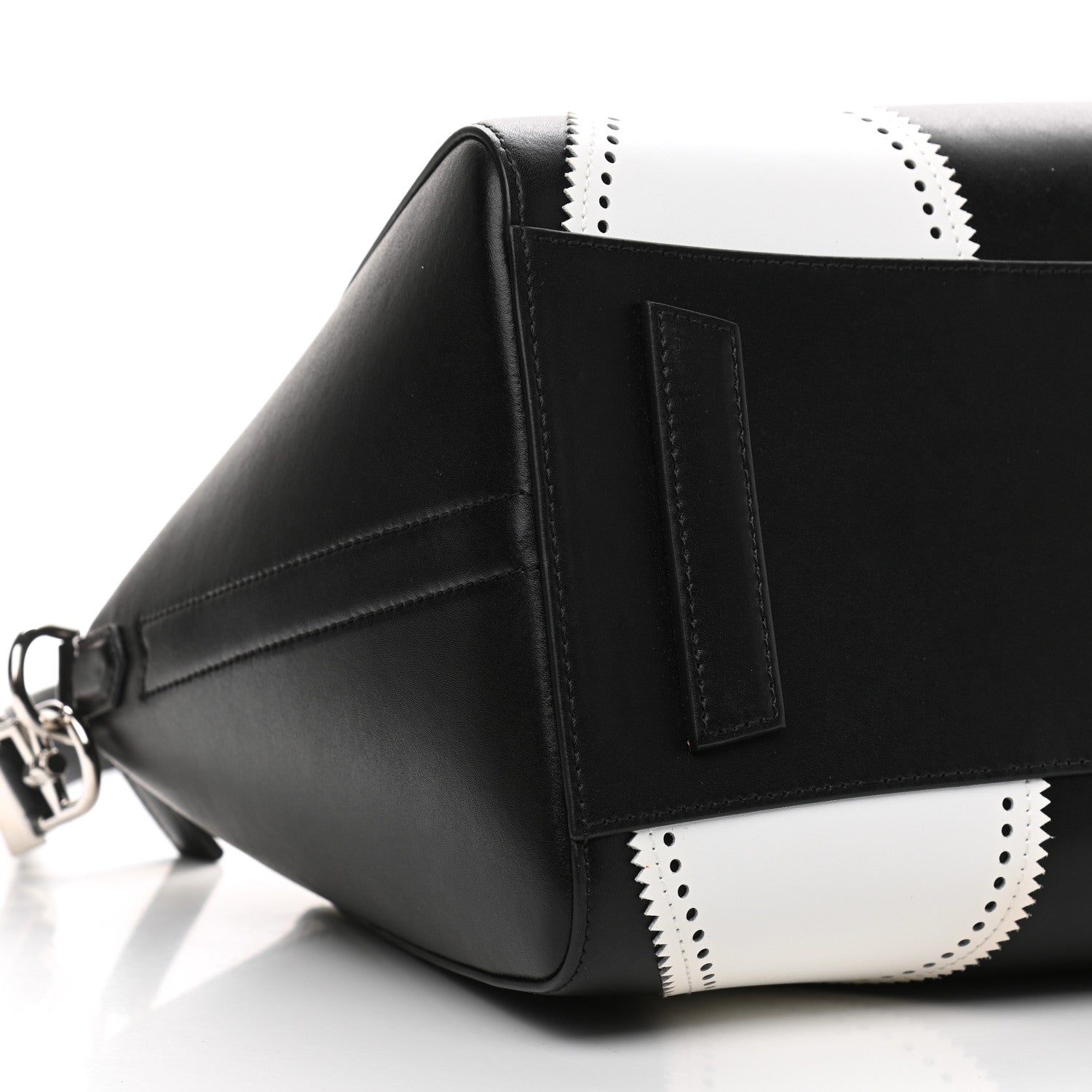 Givenchy Calfskin Brogue Medium Antigona Black White 9 of 11