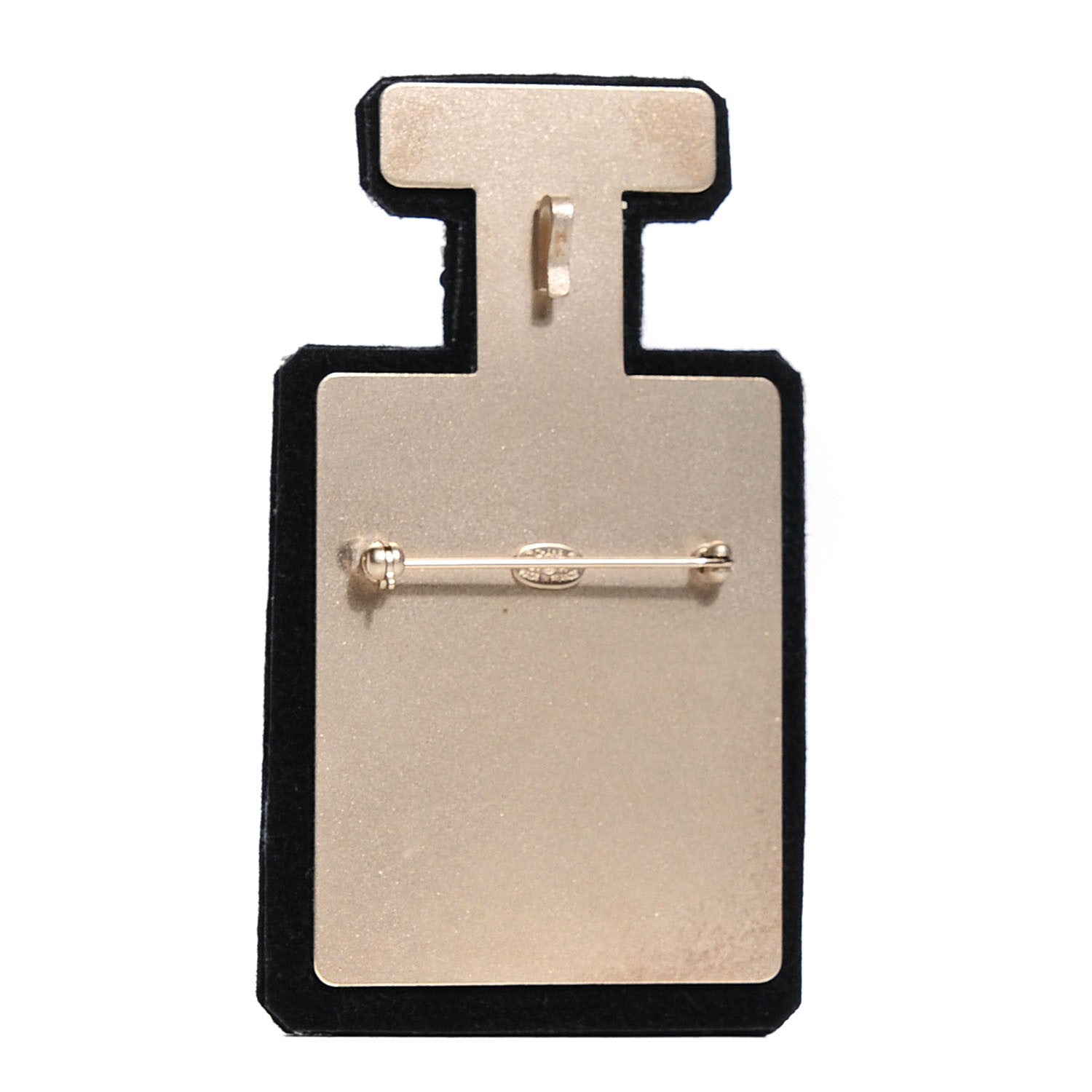 Chanel Crystal CC Sequin Perfume Brooch 3 of 6