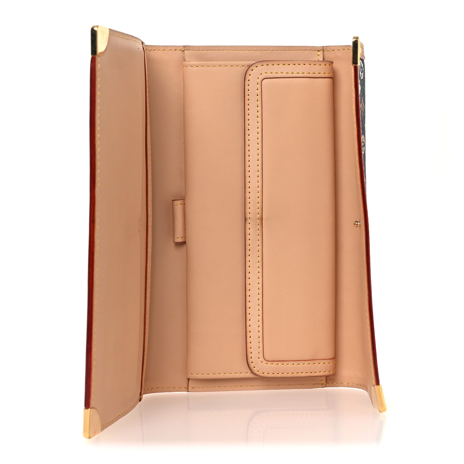 Louis Vuitton Monogram Multicolor Porte Tresor International Wallet Black 5 of 8