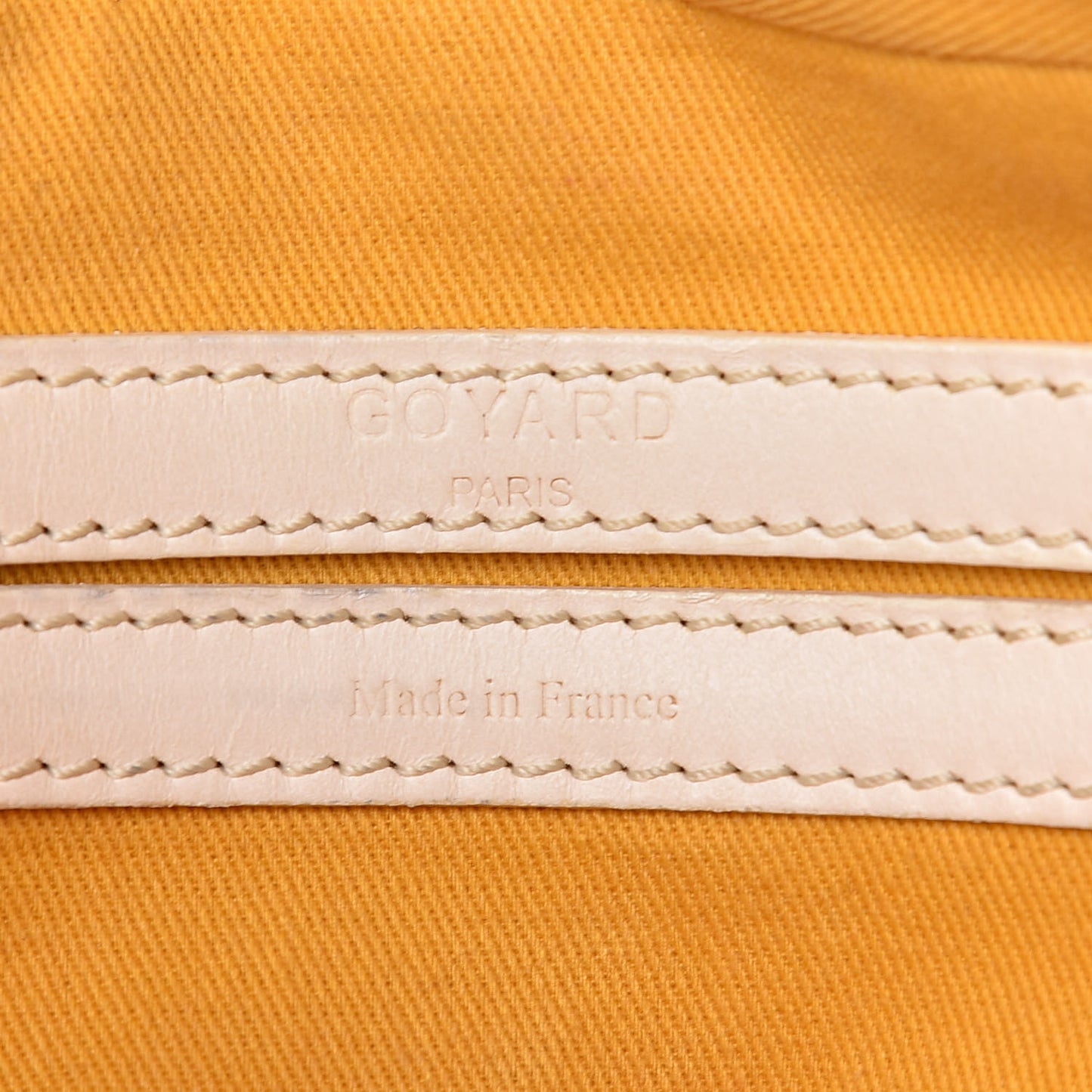 Goyardine Sac Cap Vert White