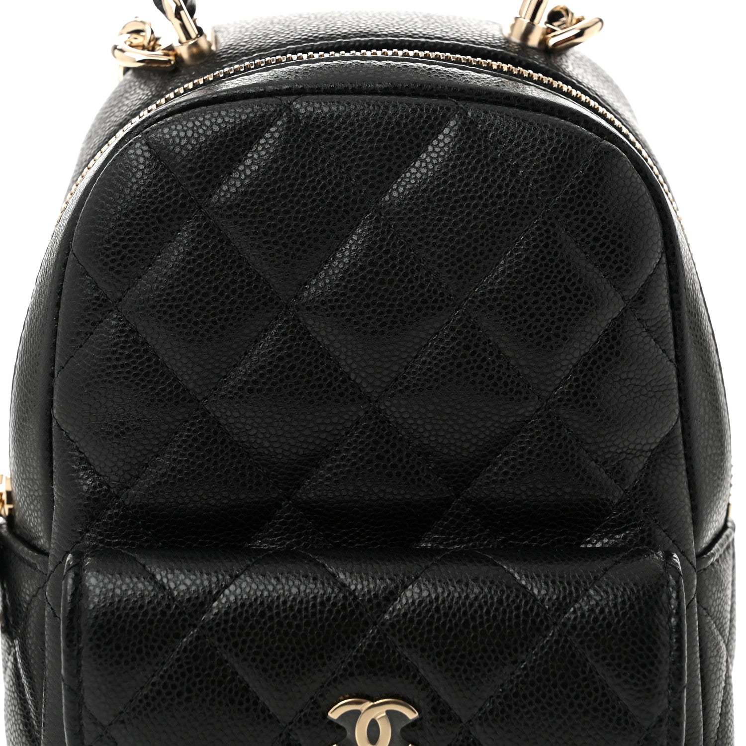 Chanel Caviar Quilted CC Mini Classic Backpack Black 8 of 11