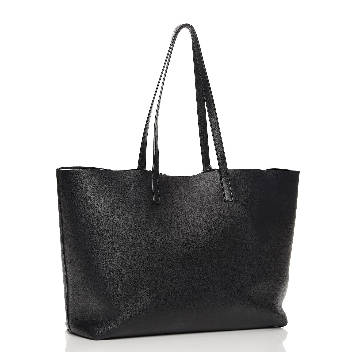 Saint Laurent Calfskin Large Shopping Tote Black 4 of 10
