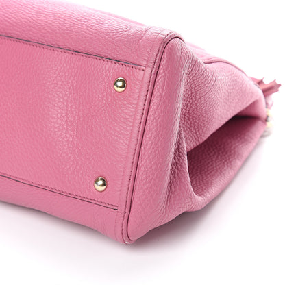 Gucci Pebbled Calfskin Medium Soho Shoulder Bag Fresia Rose 8 of 8