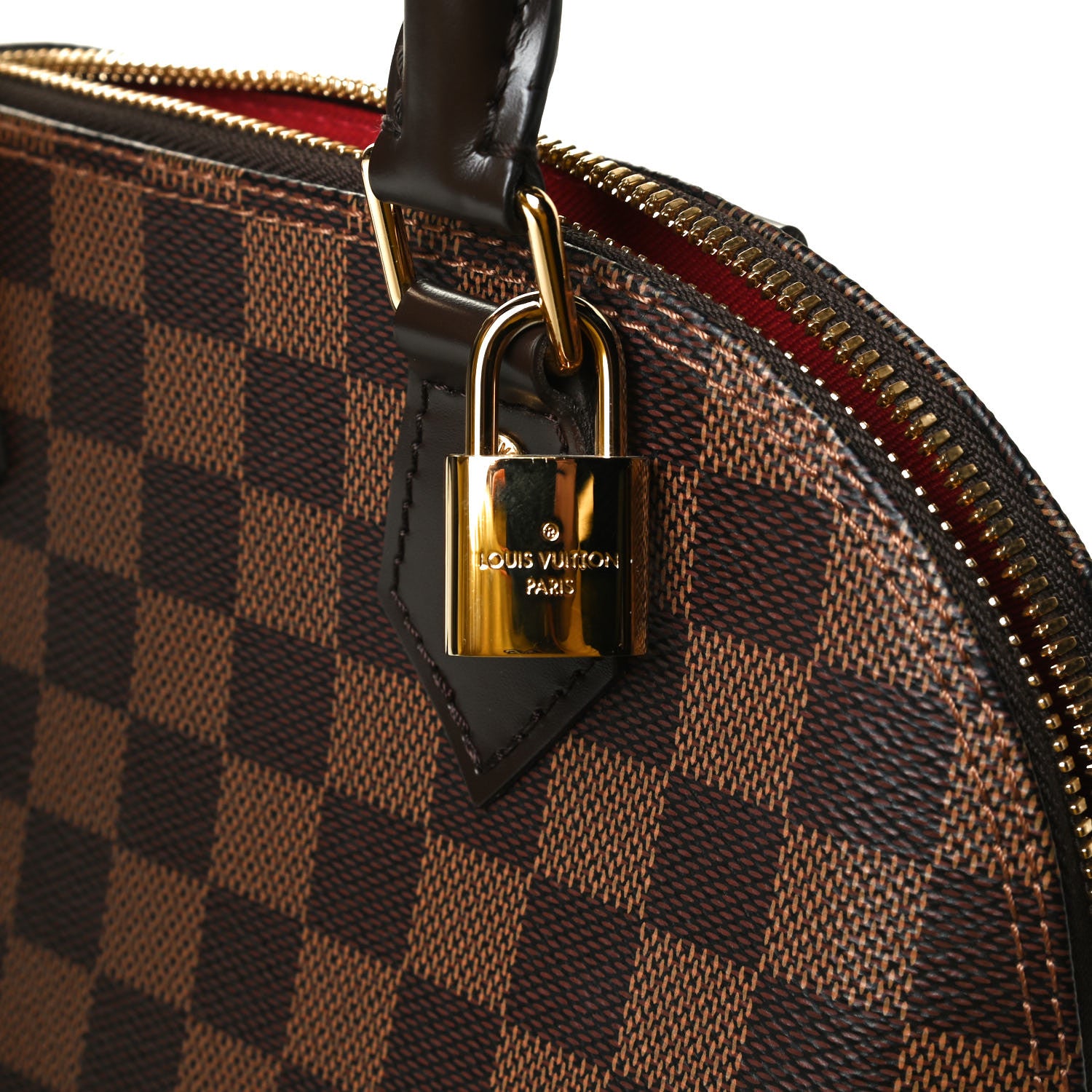 Louis Vuitton Damier Ebene Alma BB 8 of 9