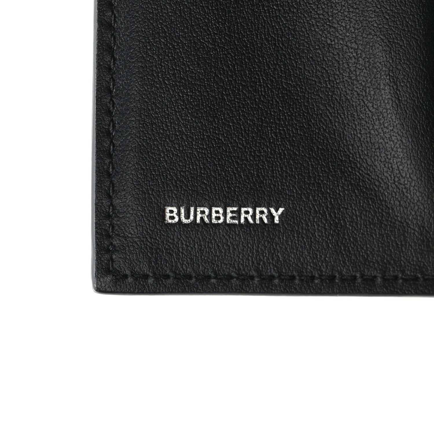 Burberry E-Canvas Vintage Check Tri-Fold Wallet 6 of 6