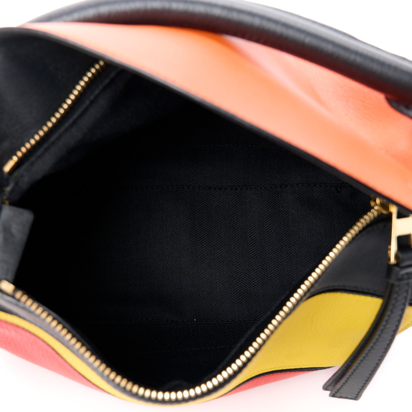 Calfskin Small Puzzle Bag Multicolor Black