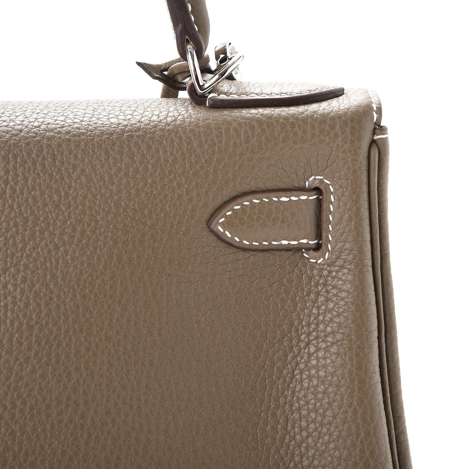Hermes Togo Kelly Retourne 28 Etoupe 37 of 38
