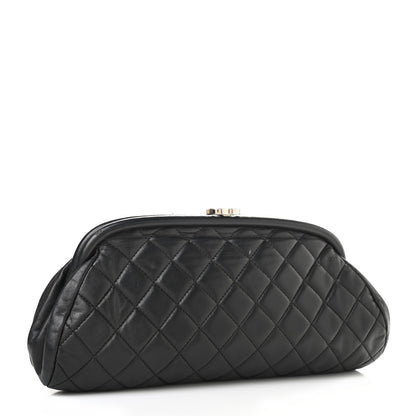 Chanel Lambskin Quilted Timeless Clutch Black 3 of 15