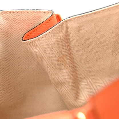 Loewe Grained Calfskin Small Hammock Shoulder Bag Apricot Orange 11 of 13
