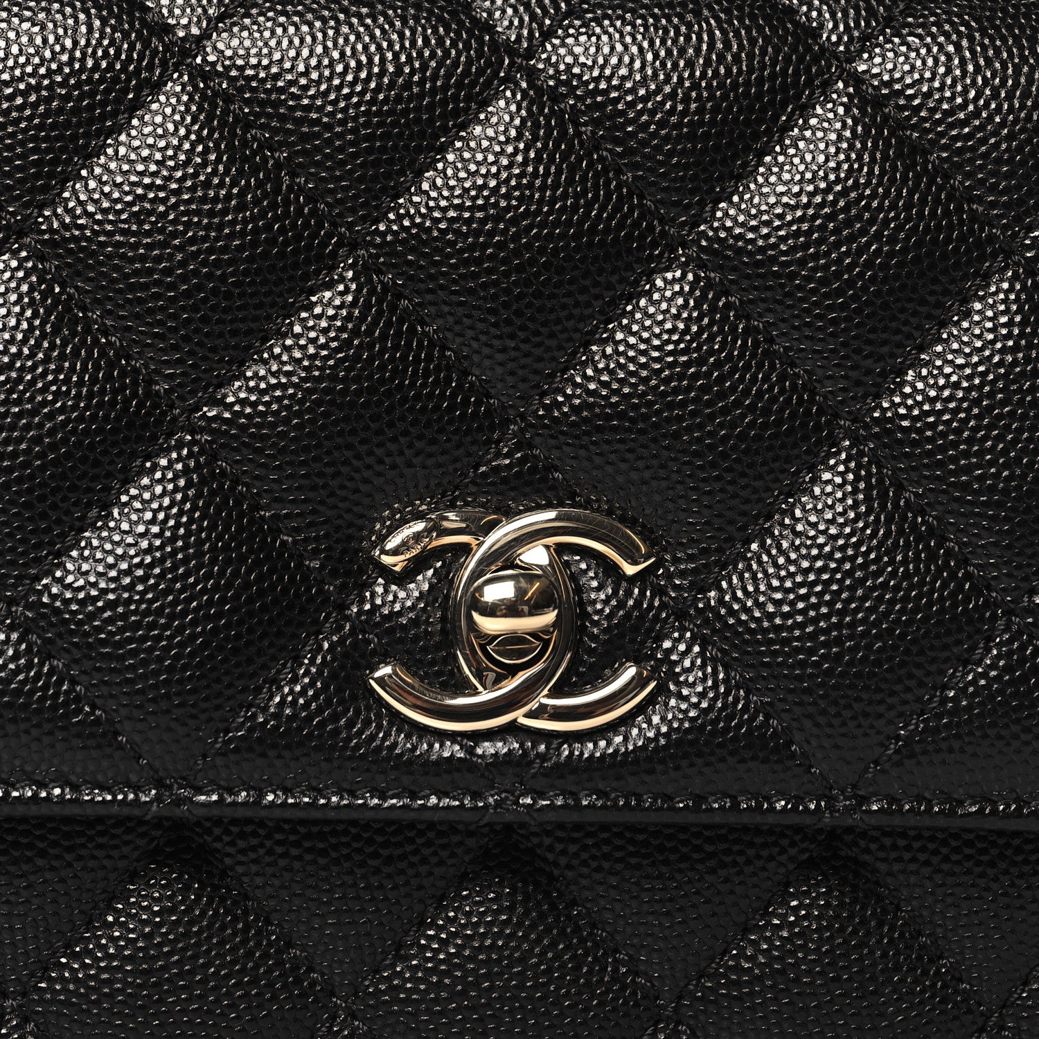 Chanel Caviar Quilted Extra Mini Coco Handle Flap Black 8 of 11