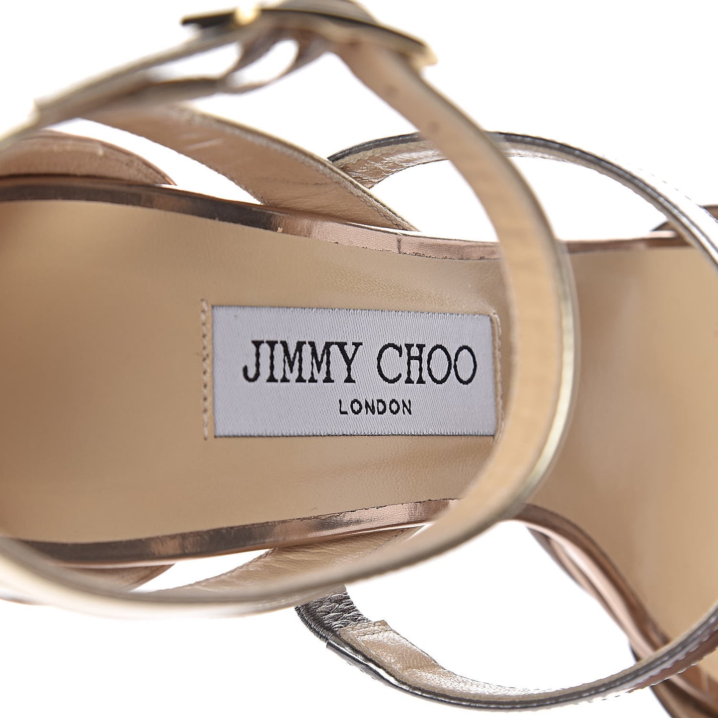 Metallic Calfskin Dose Sandals 38.5 Metallic Mix