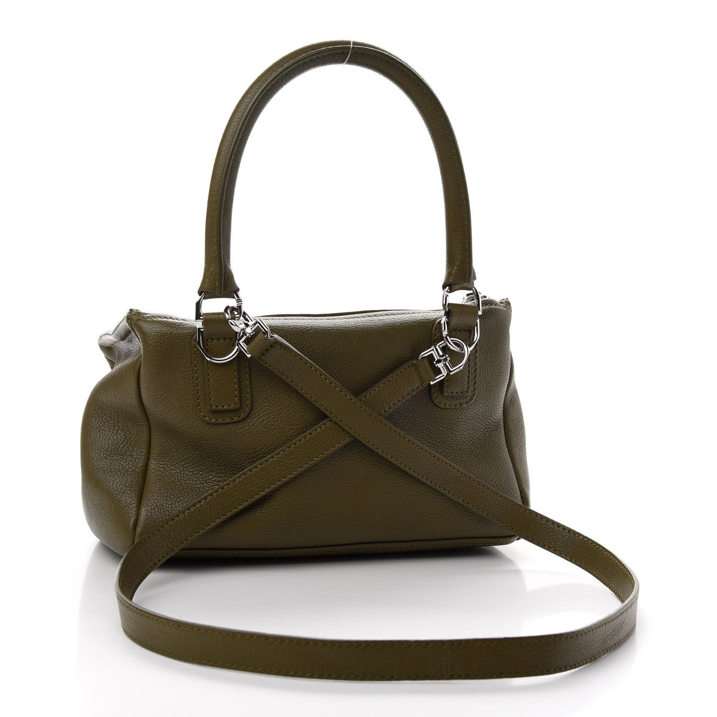 Sugar Goatskin Small Pandora Kahki
