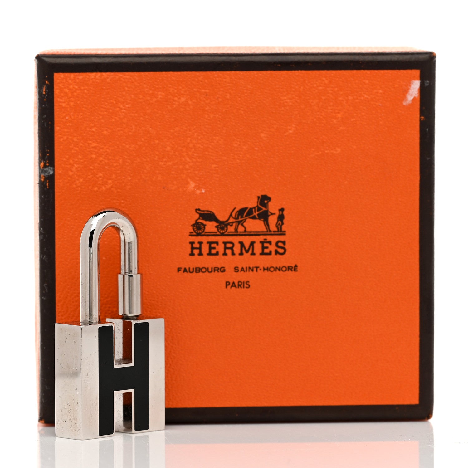 Hermes Lacquer Cadenas Lock Black 4 of 4