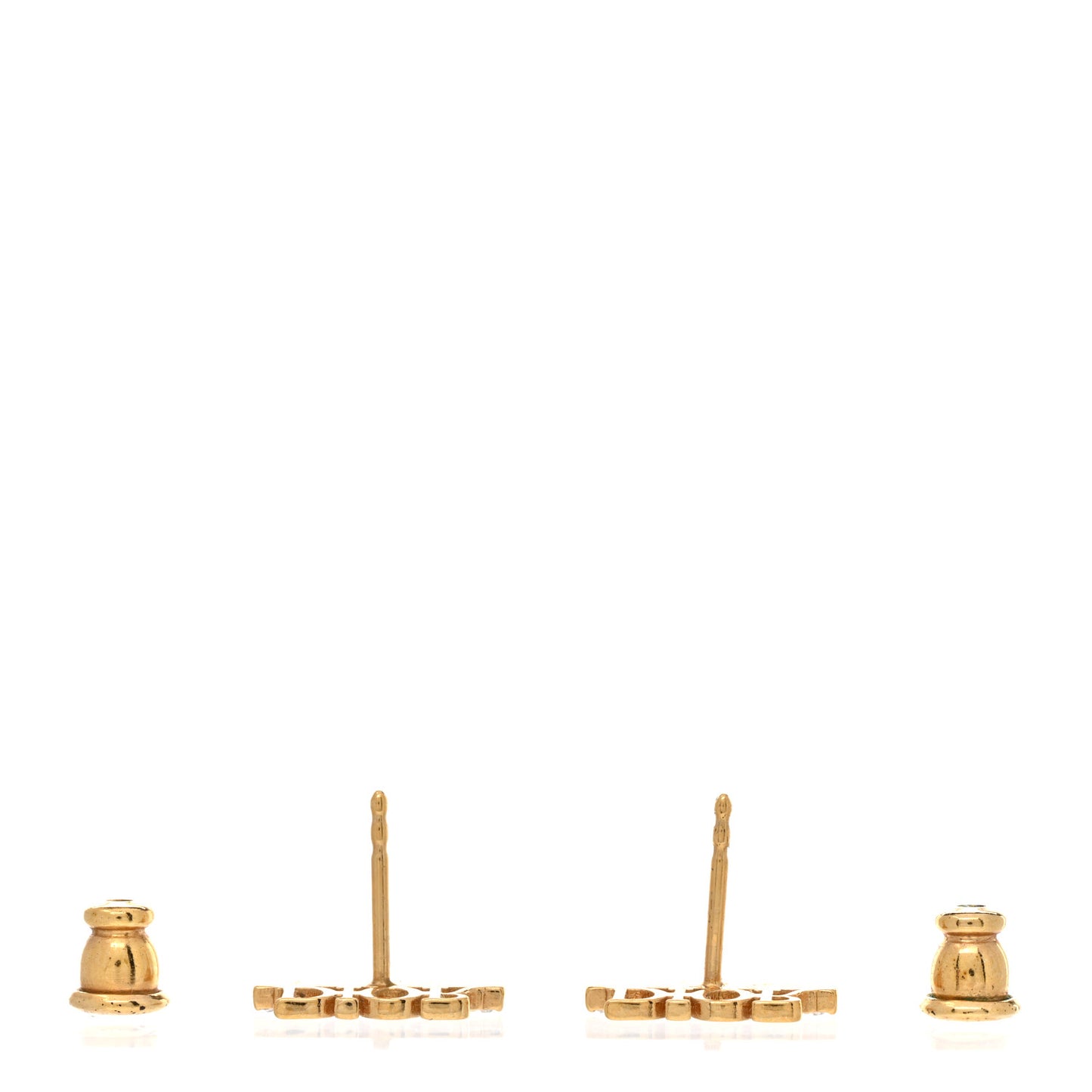 Crystal Dio(r)evolution Earrings Gold