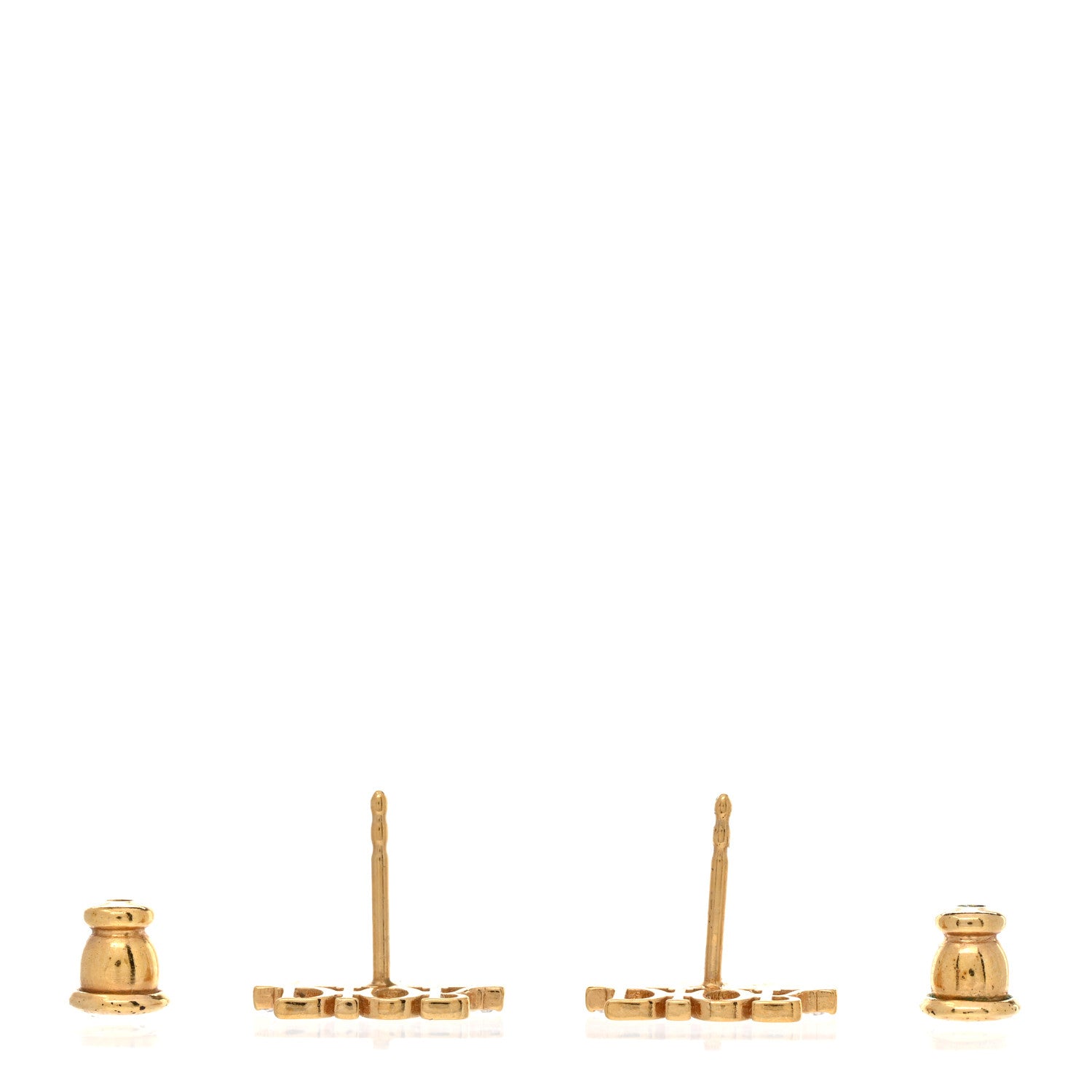 Christian Dior Crystal Dio(r)evolution Earrings Gold 3 of 5