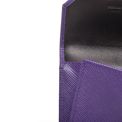 Prada Saffiano Lux Flap Clutch Viola 13 of 14