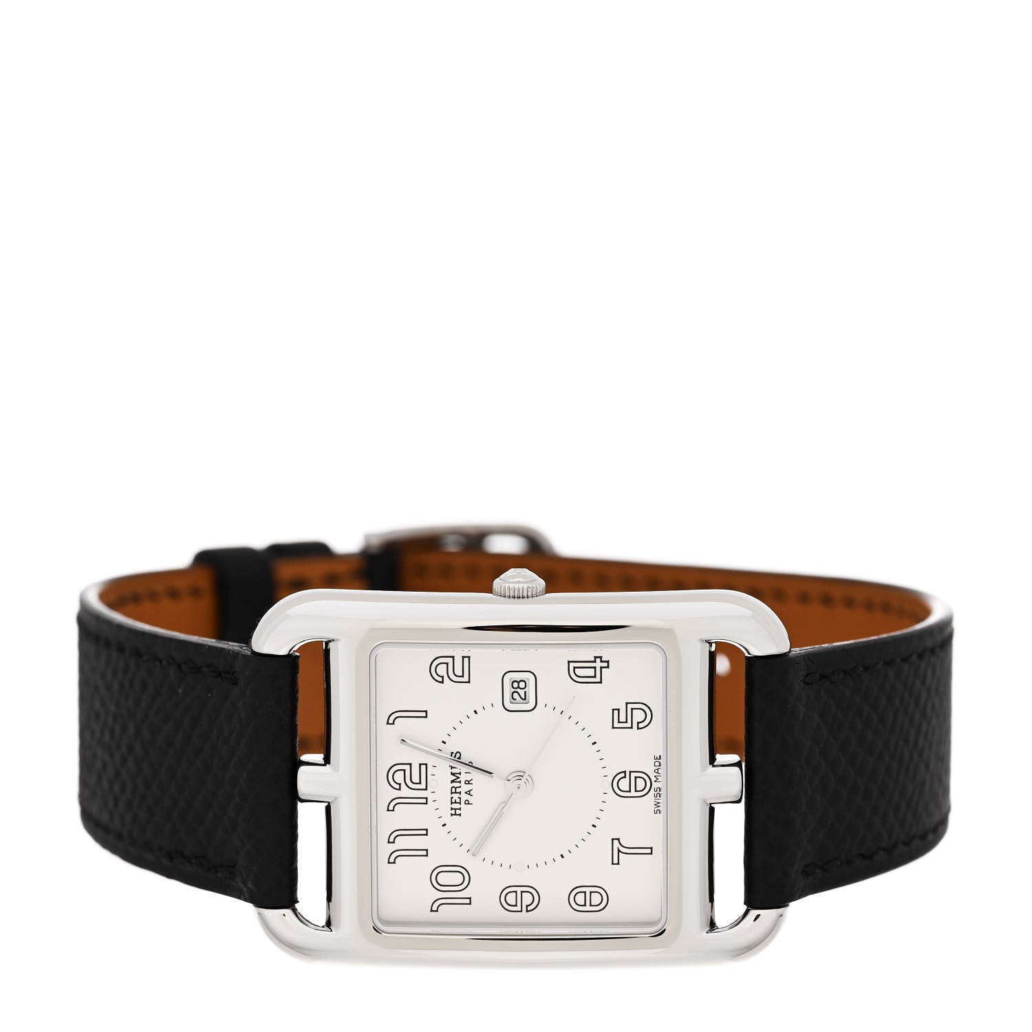 Hermes Stainless Steel Epsom 29mm Cape Cod Quartz Watch Noir 2 of 6