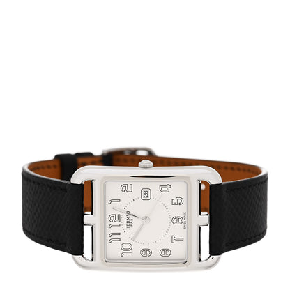 Hermes Stainless Steel Epsom 29mm Cape Cod Quartz Watch Noir 2 of 6