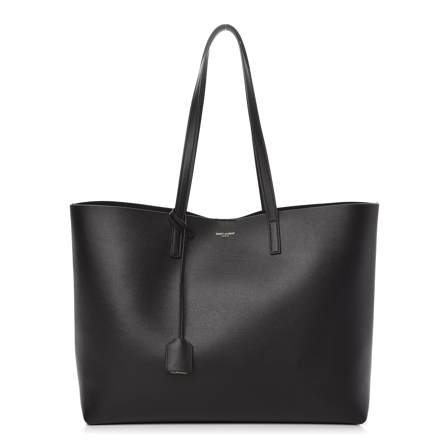 Saint Laurent Calfskin Large Shopping Tote Black 1 of 10