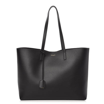 Saint Laurent Calfskin Large Shopping Tote Black 1 of 10