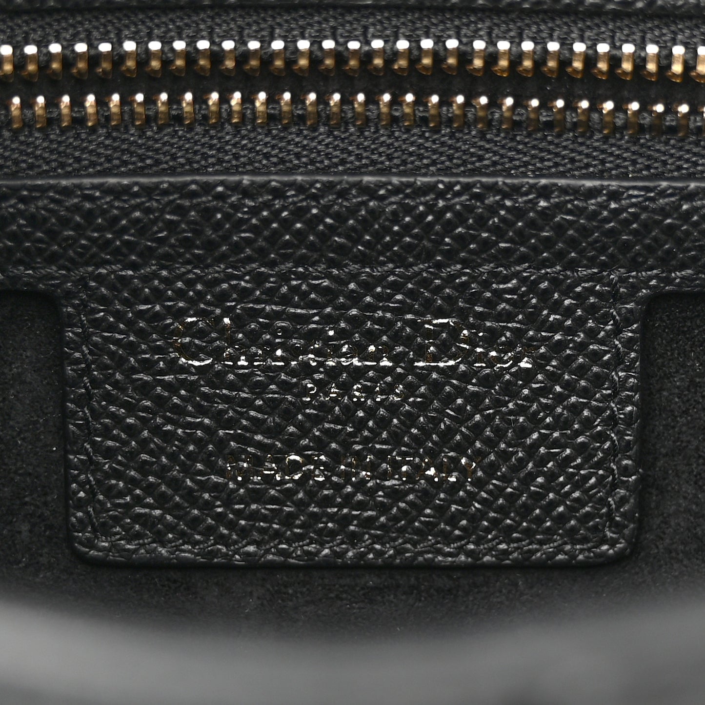 Grained Calfskin Saddle Bag With Strap Black