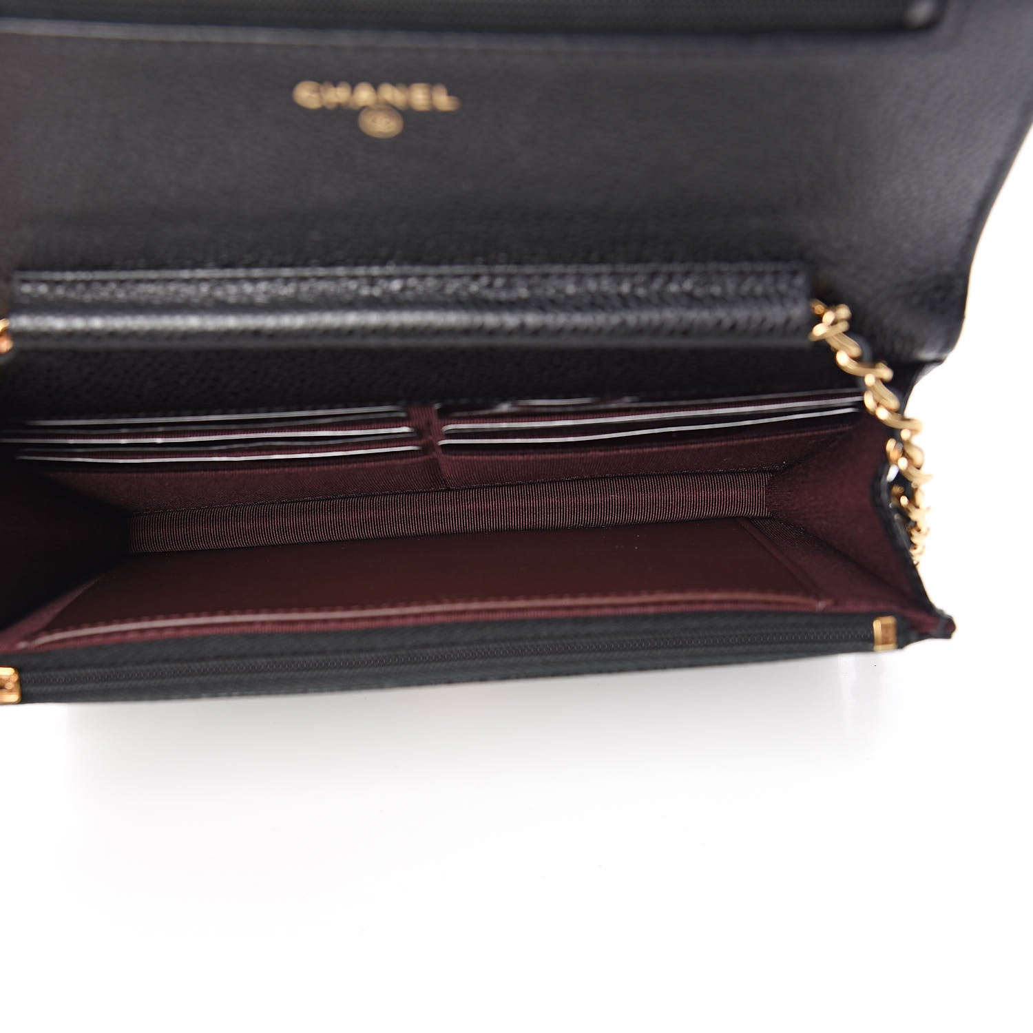 Chanel Caviar Quilted Wallet On Chain WOC Black 5 of 11