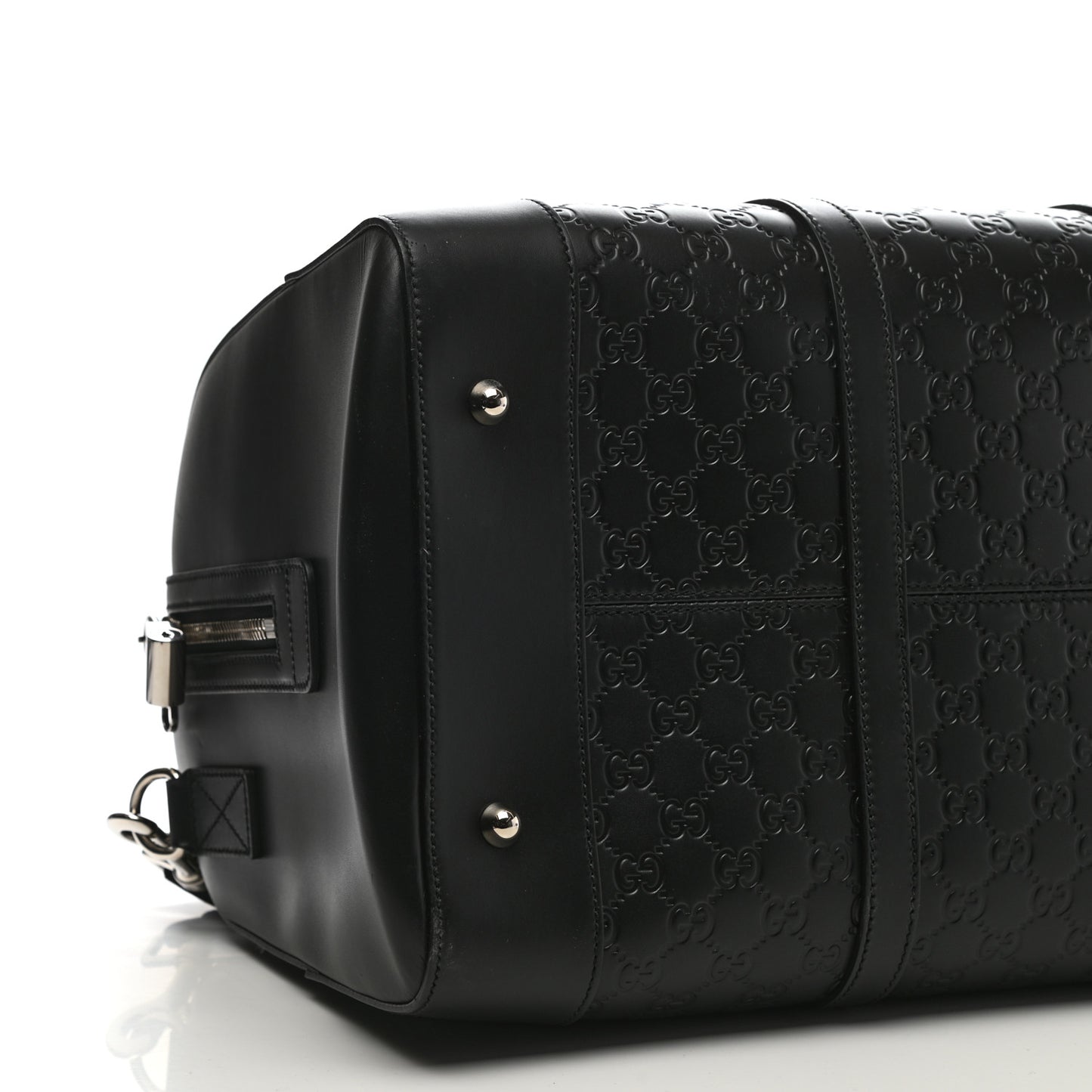 Guccissima Signature Medium Duffle Black