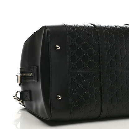 Gucci Guccissima Signature Medium Duffle Black 7 of 8