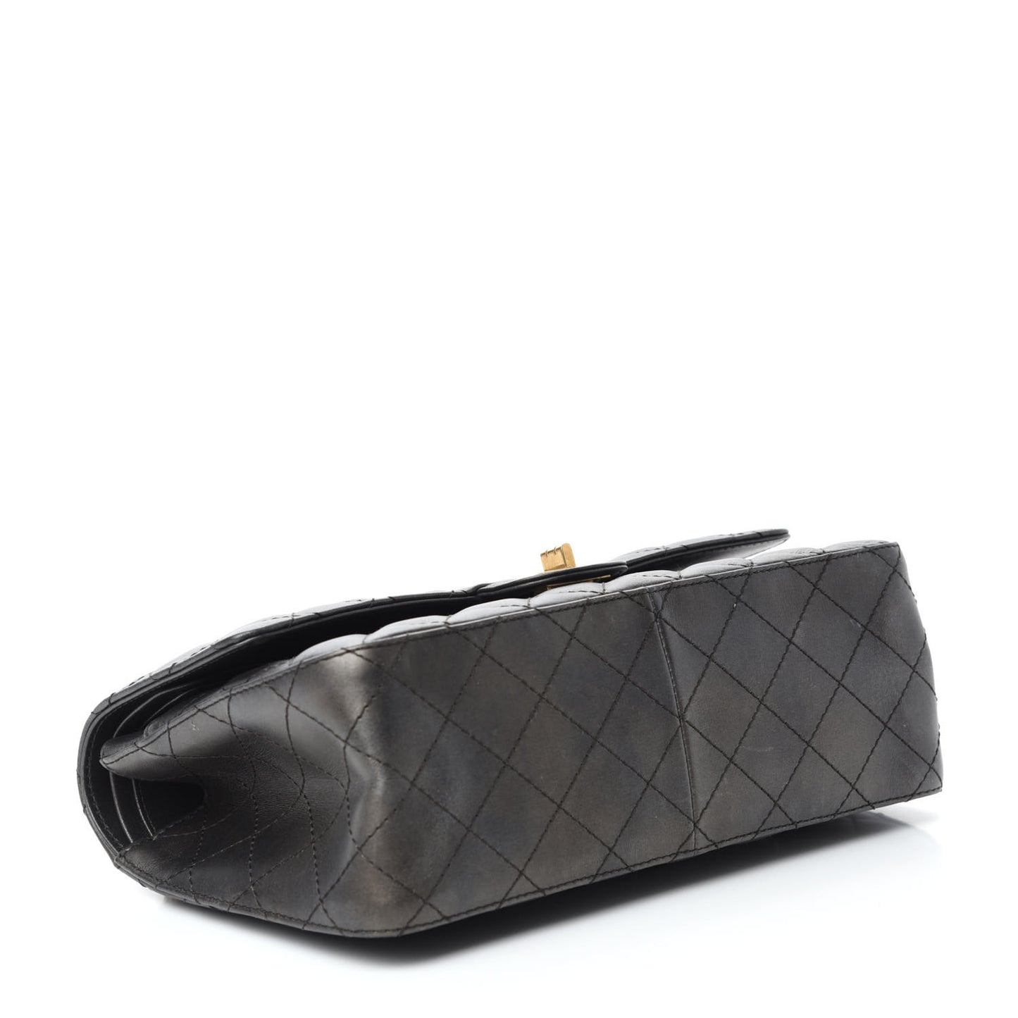 Metallic Calfskin Quilted 2.55 Reissue 226 Flap Charcoal