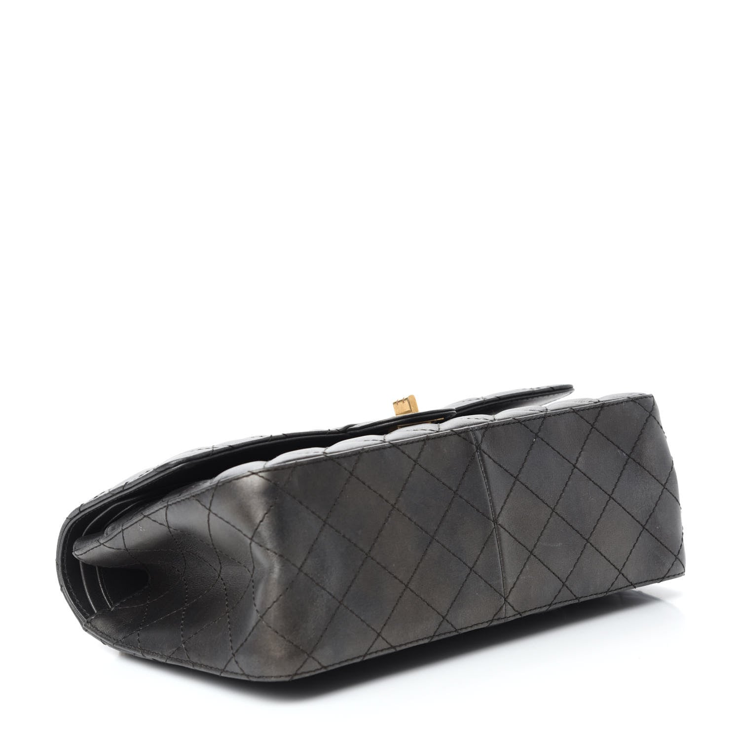 Chanel Metallic Calfskin Quilted 2.55 Reissue 226 Flap Charcoal 4 of 17