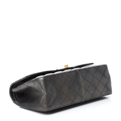 Chanel Metallic Calfskin Quilted 2.55 Reissue 226 Flap Charcoal 4 of 17