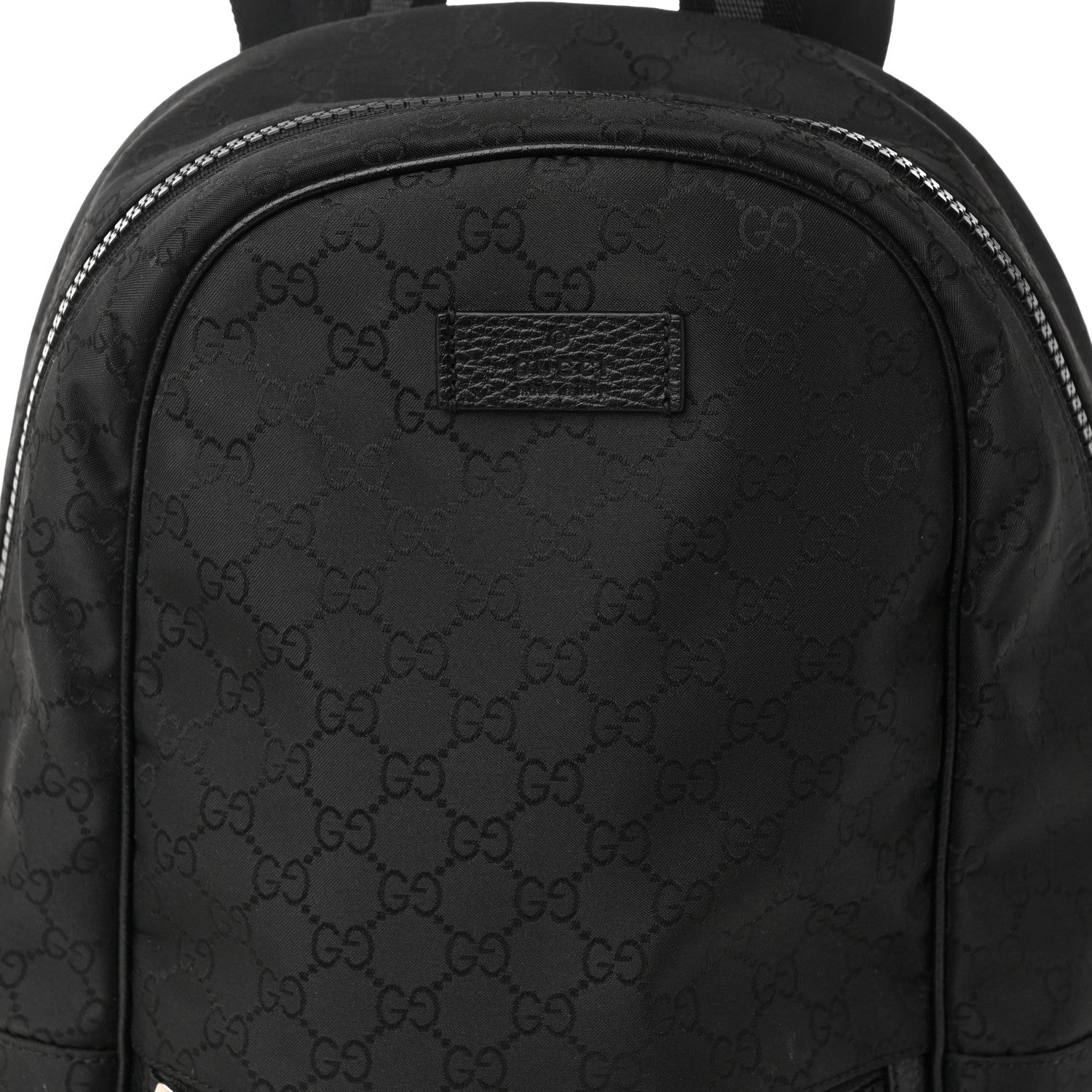 Gucci Nylon Monogram Slim Backpack Black 8 of 10