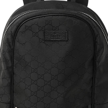 Gucci Nylon Monogram Slim Backpack Black 8 of 10
