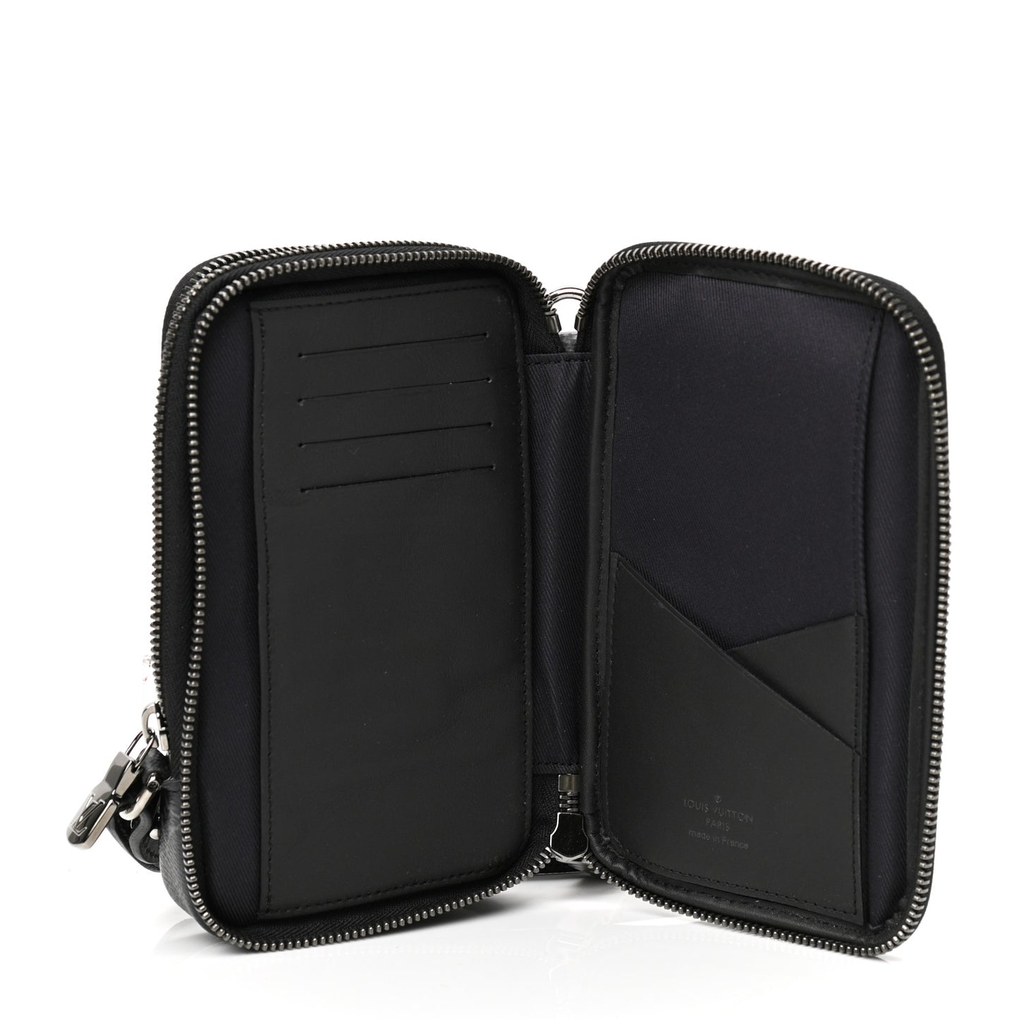 Monogram Eclipse Reverse Double Phone Pouch