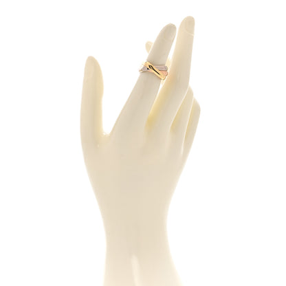 Cartier 18K Pink Yellow White Gold Medium Trinity Cushion Ring 49 4.75 2 of 5