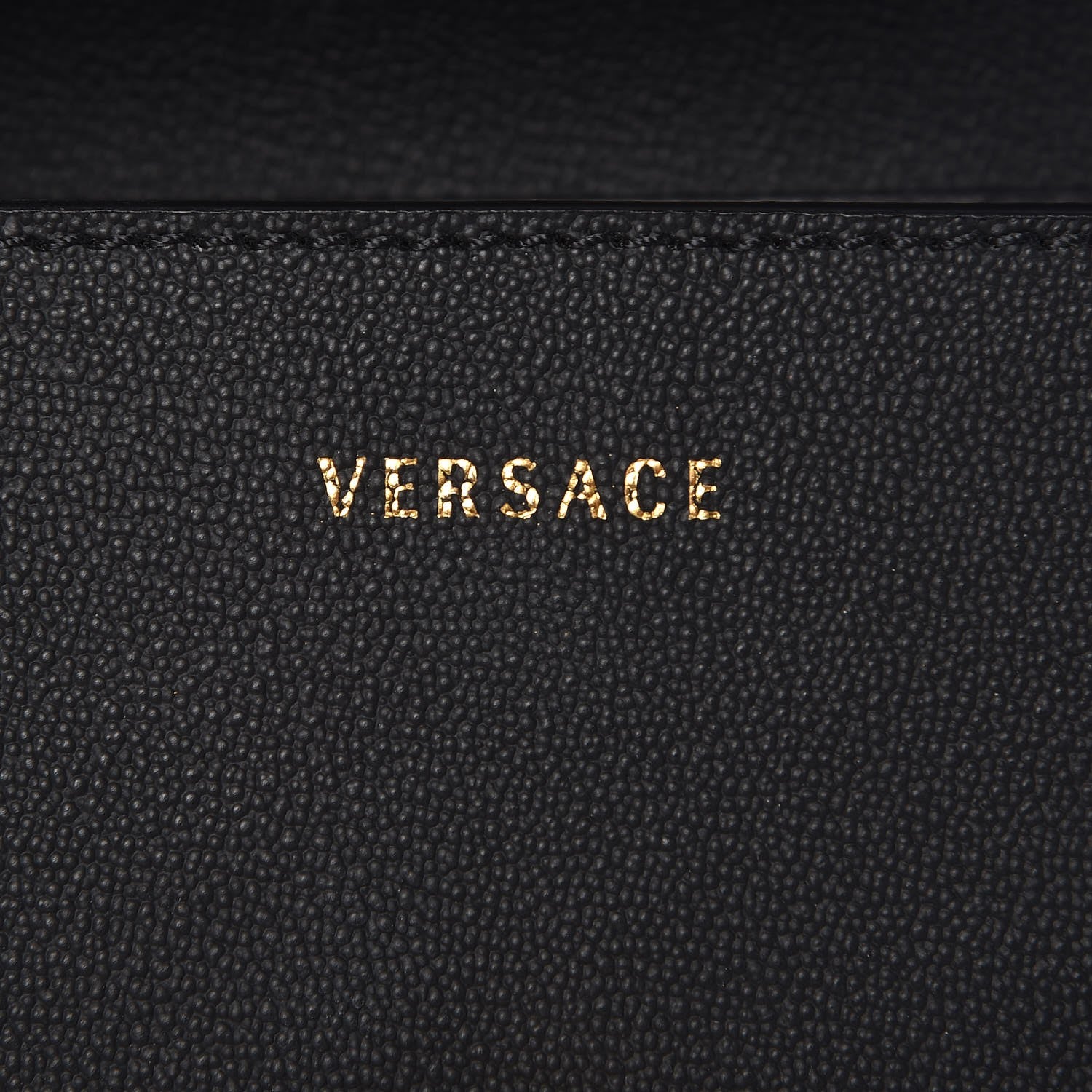 Versace Calfskin Barocco Printed Icon Small Shoulder Bag Black 6 of 8