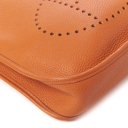 Hermes Taurillon Clemence Evelyne PM Orange 7 of 9