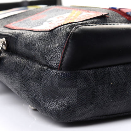 Louis Vuitton Damier Graphite Apls Avenue Sling Backpack 8 of 9