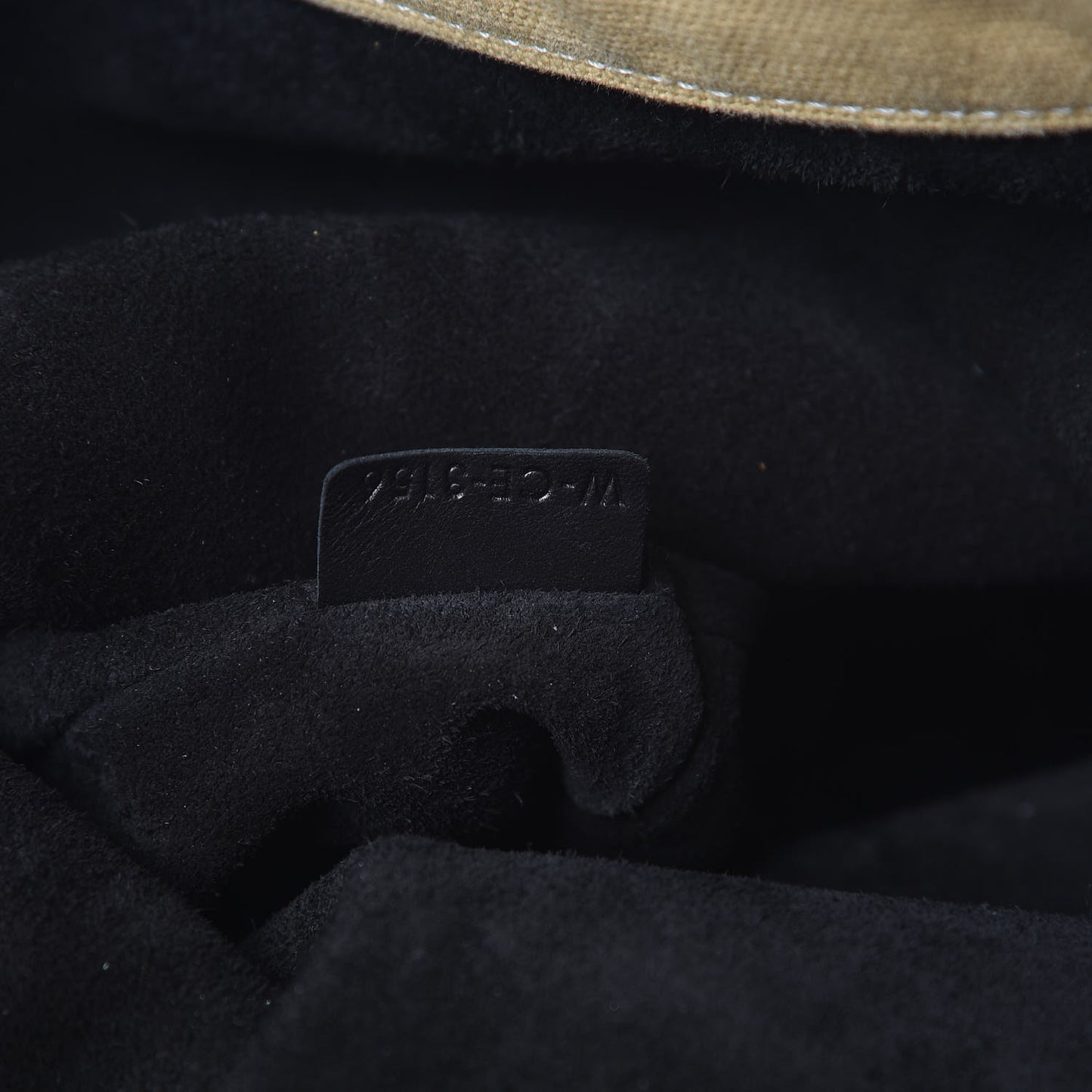 Lambskin Calfskin Band Twisted Cabas Black