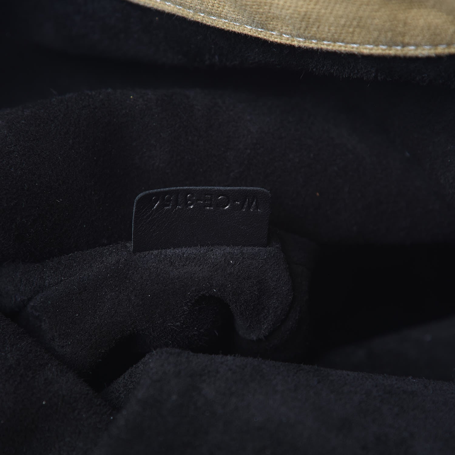 Celine Lambskin Calfskin Band Twisted Cabas Black 8 of 19