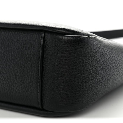 Saint Laurent Grained Calfskin Baby Le 5 A 7 Supple Hobo Black 10 of 11